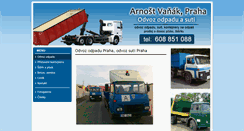 Desktop Screenshot of odvoz-odpadu-vanak.cz